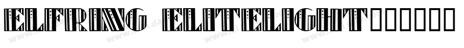 Elfring EliteLight字体转换